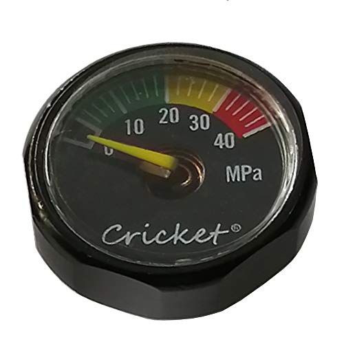 UP100-UP100 2 Stück PCP Paintball Air Force Hochdruckpumpe Druckmessgeräte Schwarz 1 Zoll Mini Luftmesser Schlauchmanometer 40MAP Thread M8 x 1 von UP100
