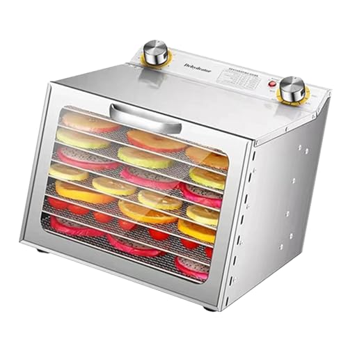 450W-Lebensmittel-Dehydrator mit 8 Trocknungsschalen, Einstellbar (8 -Tier -EU -Stecker) von UPALDHOU