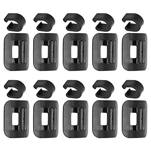 UPALDHOU 10Set Bike Cable Base Guide mit T -Claw C -Shaped Schnalle für Feste Halten, Einfache Installationsbremsenkabel Leitung Feste Basis mit Aluminiumlegierungmaterial UPALDHOU 10Set Bike Cable Base Guide mit T -Claw C -Shaped Schnalle für Feste Halten, Einfache Installationsbremsenkabel Leitung Feste Basis mit Aluminiumlegierungmaterial von UPALDHOU