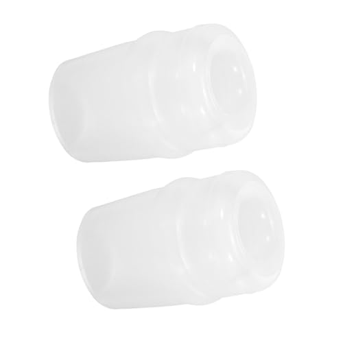 UPALDHOU 2 PCs Hydratationspaketventildüse Flexible und Sicheres Ersatzzubehör für Radfahrer und Athleten Silikon-Bissventil Mundstück 11-13 G/0,3-0,4 Unzen (White) von UPALDHOU