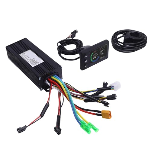 UPALDHOU 36 V 48 V Elektrikbike Controller Kit Bürstloser Motor Controller mit LCD -Display und 130 -Fach Drossel für Elektro Roller Falten Fahrrad UPALDHOU 36 V 48 V Elektrikbike Controller Kit Bürstloser Motor Controller mit LCD -Display und 130 -Fach Drossel für Elektro Roller Falten Fahrrad von UPALDHOU