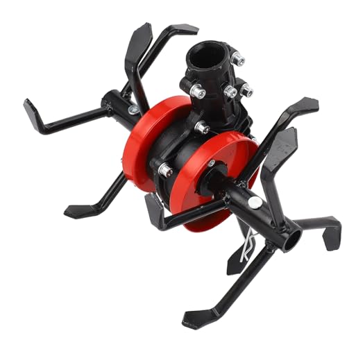 UPALDHOU 6 Klauenpinsel Spot Wheel Leistungsstarkes Kultivierungszubehör - Effektive Unkrautentfernung und Sind Freigegeben - Ideal für Professionelle Gärtner Aluminiumlegierungskonstruktion von UPALDHOU