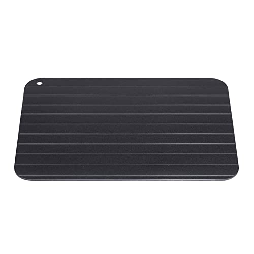UPALDHOU Abfrosting Tablett Aluminium Fleisch Auftauten Tablett Teller Heimküchen-Gadget, Schnell Sicherer Auftauungsschild, Wiederverwendbares Material und Umweltfreundlich Zum Kochen von UPALDHOU