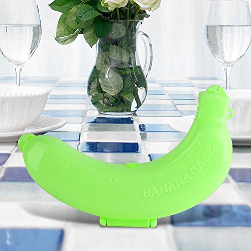 UPALDHOU Banana Protector Box -Halter -Hülle für Niedliche 3 Farben Obst Schutz und Lagerung, für Büro und Outdoor Aktivitäten (GREEN) von UPALDHOU