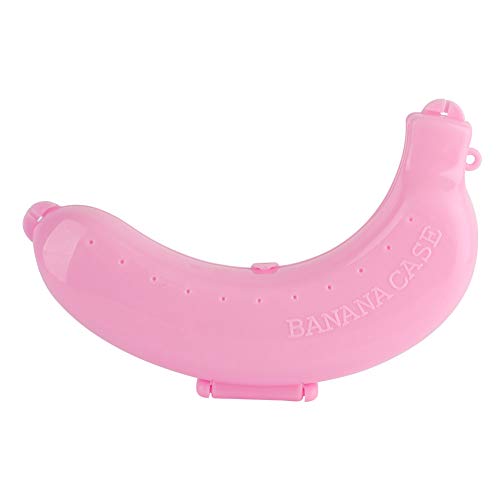 UPALDHOU Banana Protector Box -Halter -Hülle für Niedliche 3 Farben Obst Schutz und Lagerung, für Büro und Outdoor Aktivitäten (PINK) von UPALDHOU