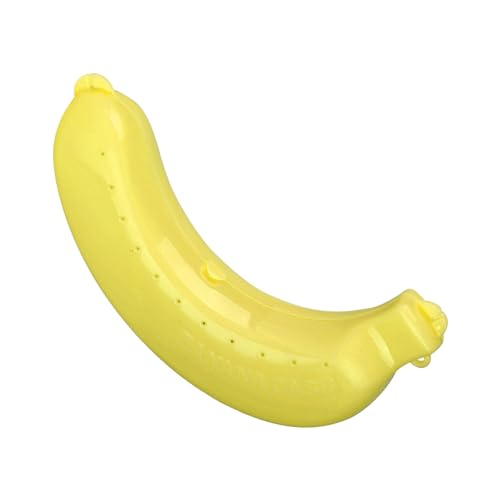 UPALDHOU Banana Protector Box -Halter -Hülle für Niedliche 3 Farben Obst Schutz und Lagerung, für Büro und Outdoor Aktivitäten (YELLOW) von UPALDHOU
