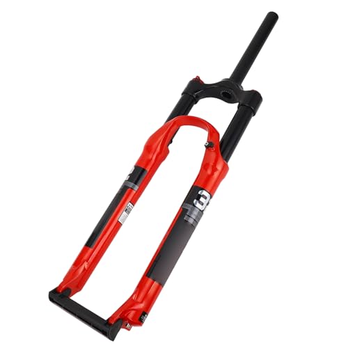 UPALDHOU Bike Front Fork Mountain Bike Fork 27,5 -Zoll -Federgabel mit Einstellbarer Luftdrucksperrfunktion für 27,5 Zoll Mountainbikes Rote Mg Legierung UPALDHOU Bike Front Fork Mountain Bike Fork 27,5 -Zoll -Federgabel mit Einstellbarer Luftdrucksperrfunktion für 27,5 Zoll Mountainbikes Rote Mg Legierung von UPALDHOU