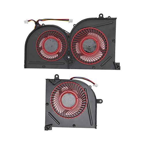 UPALDHOU CPU GPU -Kühllüfter 4 -Pin Leistungsanschluss für Laptop Einfach zu Verbinden, um den Kühllüfter für GS63VR GS63 GS73 GS73VR MS 17B1 zu Verbinden (CPU und GPU) von UPALDHOU