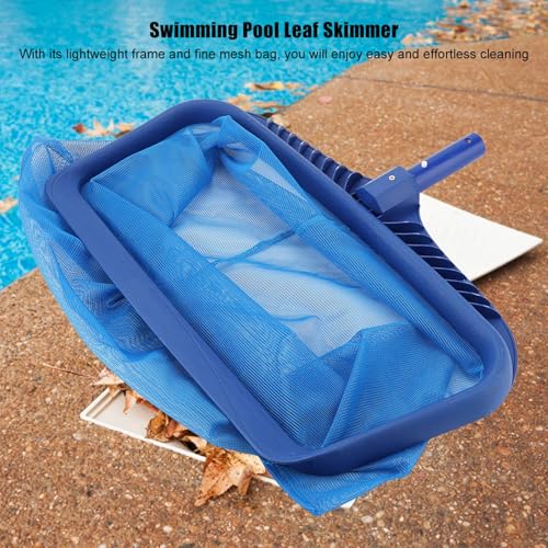 UPALDHOU Deep Bag Swimming Pool Leichtes Blad Skimmer Feine Köder -Netzwerkzeuge - Blau UPALDHOU Deep Bag Swimming Pool Leichtes Blad Skimmer Feine Köder -Netzwerkzeuge - Blau von UPALDHOU