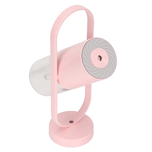 UPALDHOU Desktop -Luftbefeuchter 360 ° Rotierende Kompaktleuchter mit 7 Farben LED -Projektion für Babyzimmer Tragbarer (PINK) von UPALDHOU