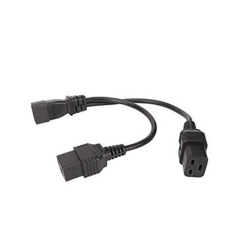 UPALDHOU Dual IEC320 C19 Stromkabel Isolier für Lautsprecher, Scanners PVC -Abdeckung 10A 250 V 1 X Netzkabel von UPALDHOU