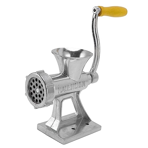 UPALDHOU Easy Structure Fleischminer Einfach zu Bedienen Manueller Fleischmühle für Verschiedene Silber] von UPALDHOU