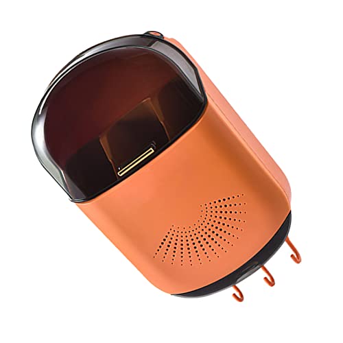 UPALDHOU Entlassungswandmontagemontierte Essstäbchen Aufbewahrungsbox Großer Kapazitätsversorgungshalter für Küche (ORANGE) von UPALDHOU