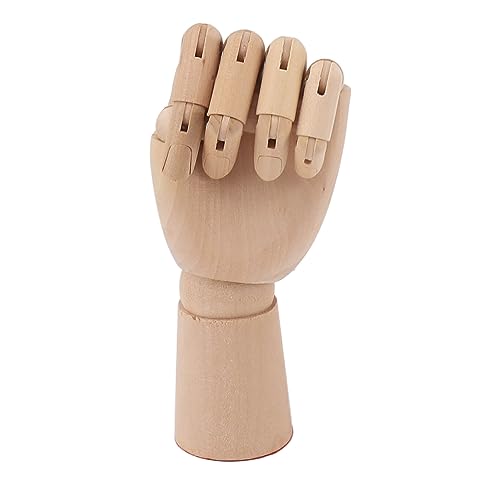UPALDHOU Flexible Holzhandmodell Zum Skizzieren des Zeichnungsmalerei, Bewegliche Künstler Manikin Figur für Kunststudenten, Holzhandmodell für Kreative Personen (#1) von UPALDHOU