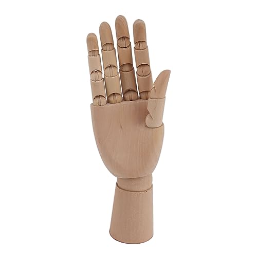 UPALDHOU Flexible Holzhandmodell Zum Skizzieren des Zeichnungsmalerei, Bewegliche Künstler Manikin Figur für Kunststudenten, Holzhandmodell für Kreative Personen (#2) von UPALDHOU