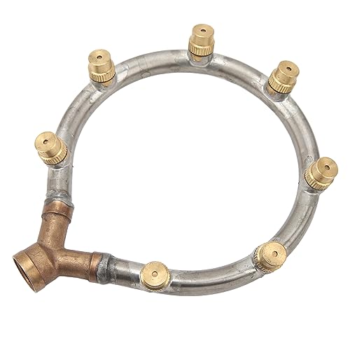 UPALDHOU G3/8 Weibliche Faden -Multi -Kopf Atomisierungsdüse Anti Halteling Ring Form für Industrielle Bewässerung mit Breiter Anwendung für Villen (7 Kopf) von UPALDHOU