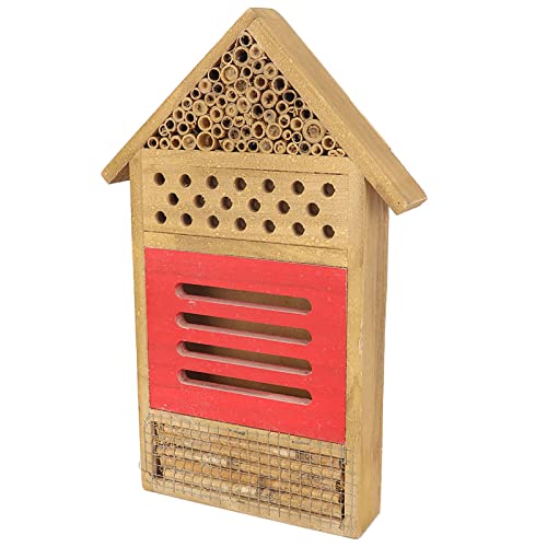 UPALDHOU Holz Bijenhuis Hotel Nist Cabinet Box Tubular Tunnel Decorative Design Stimuliert Nestininsects Plataan Holzfarbe 1 X Haus UPALDHOU Holz Bijenhuis Hotel Nist Cabinet Box Tubular Tunnel Decorative Design Stimuliert Nestininsects Plataan Holzfarbe 1 X Haus von UPALDHOU