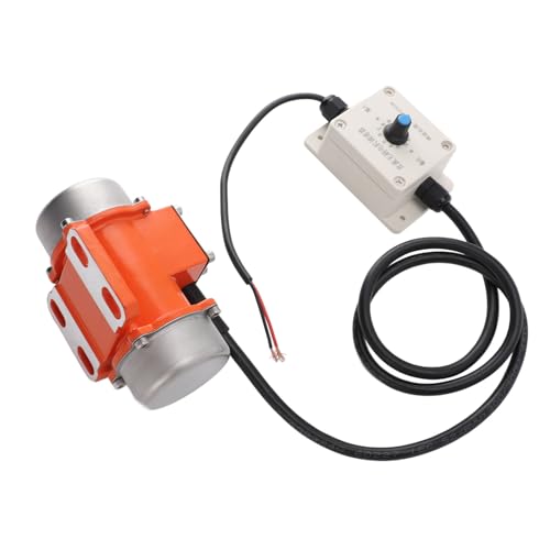 UPALDHOU IP65 Aluminiumlegierung Beton -Vibratormotor mit Speed Controller, Hocheffizienter Elektrischer Schwingungsmotor für Kohlebereich -Pulverbeschichtungsgeräte (40W) von UPALDHOU