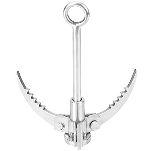 UPALDHOU Klappkarton -Haken aus Rostfreiem Stahl Zum Überleben Im Freien, 3 Krallen Klettern Grappling Haken Zum Wandern und Campen UPALDHOU Klappkarton -Haken aus Rostfreiem Stahl Zum Überleben Im Freien, 3 Krallen Klettern Grappling Haken Zum Wandern und Campen von UPALDHOU