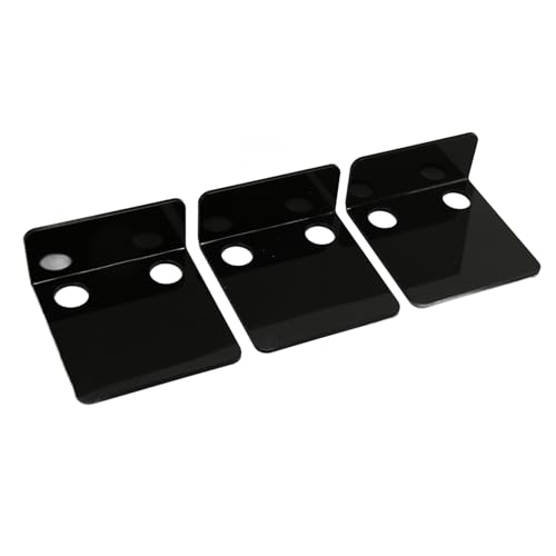 UPALDHOU Kompakte Überwachungskamera Halter Wandregal Beste Aussicht mit Tapes Acryl wasserdichte Bohrmaschine für Garage Star (Black) von UPALDHOU