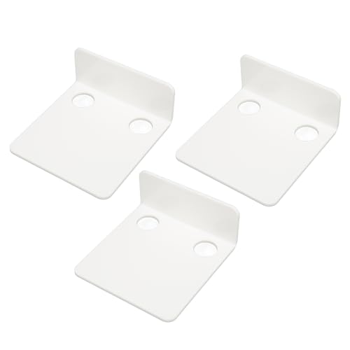 UPALDHOU Kompakte Überwachungskamera Halter Wandregal Beste Aussicht mit Tapes Acryl wasserdichte Bohrmaschine für Garage Star (White) von UPALDHOU
