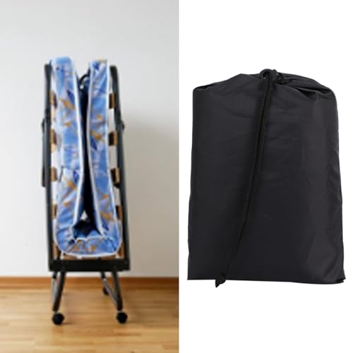 UPALDHOU Kompaktes Schwarzes Klappbettlager Abdeckungsabdeckung Leicht für Klappstuhl, Schnee und Frost, Geeignet für Solarverpflichtung (102 * 33 * 104cm) von UPALDHOU