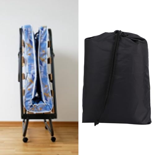 UPALDHOU Kompaktes Schwarzes Klappbettlager Abdeckungsabdeckung Leicht für Klappstuhl, Schnee und Frost, Geeignet für Solarverpflichtung (85*33*107cm) von UPALDHOU