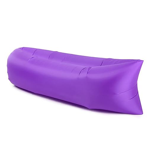 UPALDHOU Langlebige wasserdichte Aufblasbare Sofa -Matratze, Leichte Tragbare Aufblasbare Lounger -Couch für Außenreisen (Purple) von UPALDHOU