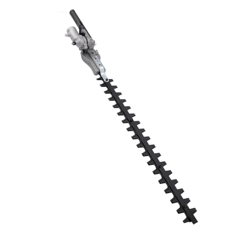 UPALDHOU Langlebiger, Langlebiger Mangan-Stahl-Hedge-Trimmer-Kopfbefestigung, Vielseitiges Gartenwerkzeug für Effizientes Trimmen, Einfache Installation und Mehrwinkeldesign mit Starken Klingen & von UPALDHOU