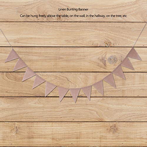 UPALDHOU Leinenbanner für Hochzeitsfeier DIY mit 48 Stcs Leere Flaggen, 200 G, 12,3 Fuß Länge, Halwaywall Decor UPALDHOU Leinenbanner für Hochzeitsfeier DIY mit 48 Stcs Leere Flaggen, 200 G, 12,3 Fuß Länge, Halwaywall Decor von UPALDHOU