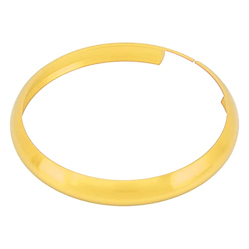 UPALDHOU Luxuriöse Platte für den Ersatz der Aluminiumlegierung des Intelligenten Schlüssels für das Elegante FOB SEMPA-Schlüssel Teleskop, Kompatibel mit Mini R55 R55 R56 R58 R59 R59 R60, (GOLD) von UPALDHOU