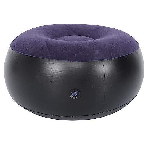 UPALDHOU Multifunktional Aufblasbarer Runder Stuhl für Aufblasbare Blockierbare Stuhl, Lila PVC 20,5x7,9 bei Erwachsenen Teenagern, 1 X, Hof Wohnzimmer von UPALDHOU