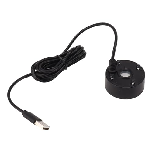 UPALDHOU Nebelhersteller Fogger Long Cable Design Atomizer USB -Schnittstelle für Wassertanks Landschaftsgestaltung (BLACK) von UPALDHOU