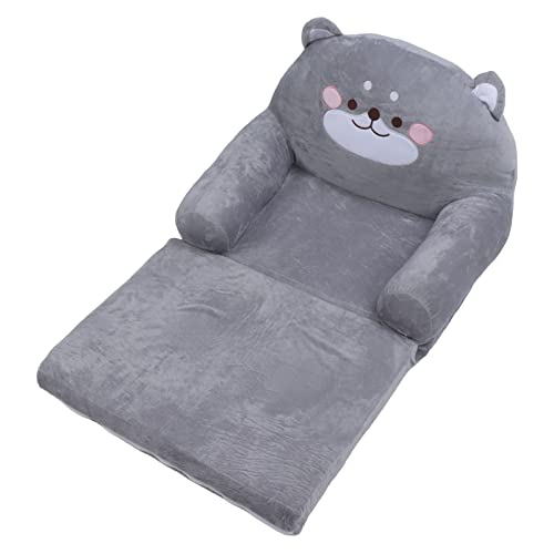 UPALDHOU Niedliche Hundestil Kids Sofa Faltbares Weitgriff Weicher Atmungsaktives Kleinkindstuhl Zum Lesen Entspannter Schlafen (2 Etagen) von UPALDHOU