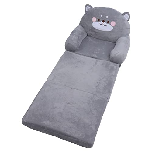 UPALDHOU Niedliche Hundestil Kids Sofa Faltbares Weitgriff Weicher Atmungsaktives Kleinkindstuhl Zum Lesen Entspannter Schlafen (3-stöckig) von UPALDHOU