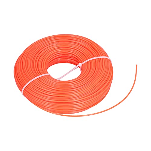 UPALDHOU Nylon -Gras -Trimmerlinie Starker Schneiddraht, Einfache Installation Runder Trimmerkabel Austausch, 120 M Länge für Huizentuin Gazon Mäher Orange Geeignet von UPALDHOU