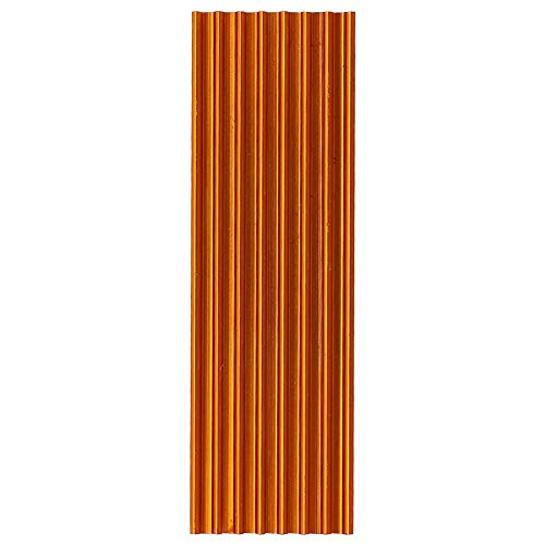 UPALDHOU PCIe M.2 2280 Kühlflossen Festkörperantrieb Vorsprung für Desktops und Laptops Größe Aluminiumlegierung Kühlkörper Schwarz 70 X 22 X 3mm (GOLD) von UPALDHOU