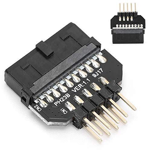 UPALDHOU PH23B -Plastikschalen -Vorderpanel Steckeranschluss mit Hoher Leistung für das Motherboard USB3.0 19 Pin Bis USB2.0 9P Geeignet für DIY Computerversionen (PH23B -Modell) von UPALDHOU