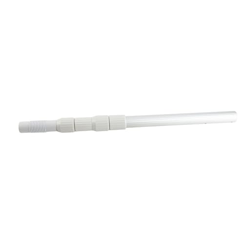 UPALDHOU Poolreiniger Teleskopstange Starke Aluminiumlegierung Griff Lebensrettend für Einfache Schwimmbad und Wartung, Langlebiges Material für Lange Lebensdauer (Ohne Aufhängeloch 62 cm) von UPALDHOU