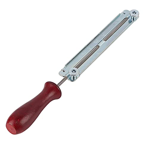UPALDHOU Premium -Stahlkettensägen -Ketten Kettensägen Kit mit Bequemem Holzgriff für Genaue Schleifungen, die für Hausbesitzer und Baumzüchter Geeignet Sind (4.8MM) von UPALDHOU