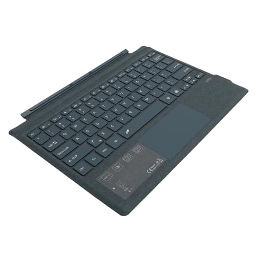 UPALDHOU RGB -Backlit -Tablet Tastatur mit Gestenkontroll Touchpad für Pro 3 4 5 6 7 7+ Magnetische Installation für Arbeitseffizienz und Interaktives Erlebnis (Blue) von UPALDHOU