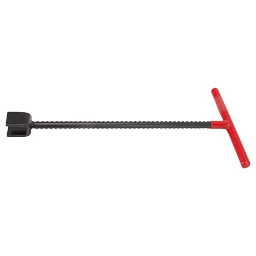 UPALDHOU Stahlwassermesser Key Key Ergonomic T Handy -Fahrbahnschlüssel für Ventilarmäuren, Premium -Stahlmaterial, 4 Way Utility Werkzeug für Elektrische Ventile Anwendbar (Rot) von UPALDHOU