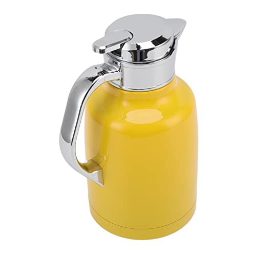 UPALDHOU Thermische Teekanne 304 Edelstahl -Leck -resistente Große Öffnung für Heiße Getränke auf Partys und Veranstaltungen (YELLOW) von UPALDHOU