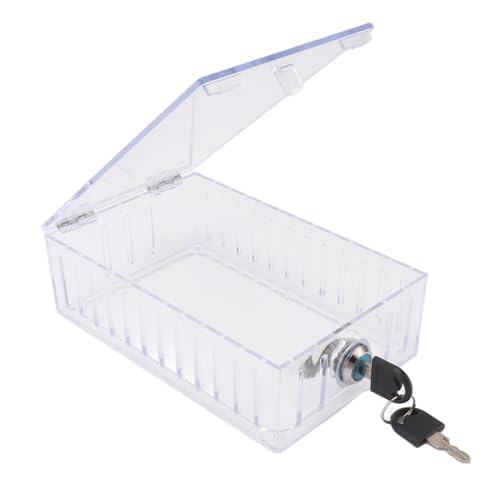 UPALDHOU Thermostat Lockbox der Großen Transparenten Decksverriegelungsschutz für die Meisten Thermostate an der Wand für die Schulkirche zu Hause, Premium -Acrylmaterial von UPALDHOU