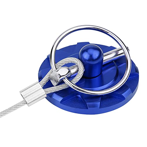 UPALDHOU Universal Hood Pin Lock Aussehen für das Autorennen mit Farbenfroher, Glänzender Oberfläche (BLUE) von UPALDHOU