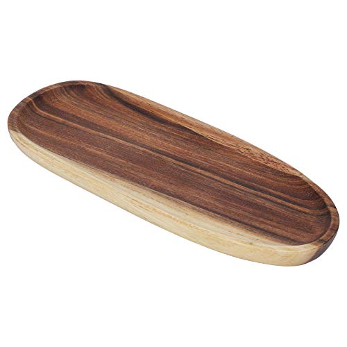 UPALDHOU Unregelmäßige Holzfuttermagazine Stilvoller Snack Organizer Teller für Hausmöbel, Küchenutensilien für Obst, Brot, Snacks 30x20 Cm, 30x12 Cm, 26x21cm, 16x13cm (#2) von UPALDHOU