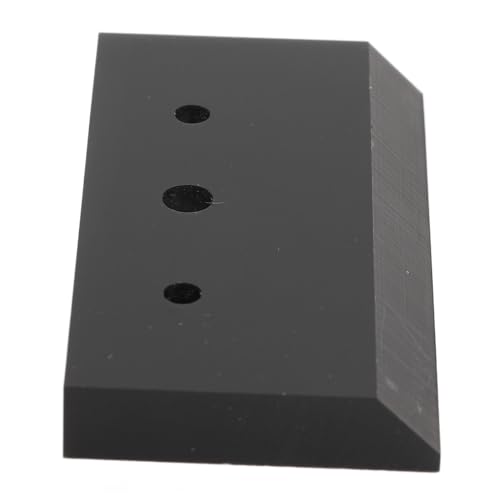 UPALDHOU Wandhalterung Schwimmendem Display Rack -Kleiderbügel mit Acrylmaterial und Edelstahl für Wohnzimmerschlafzimmer Garage (Black) von UPALDHOU