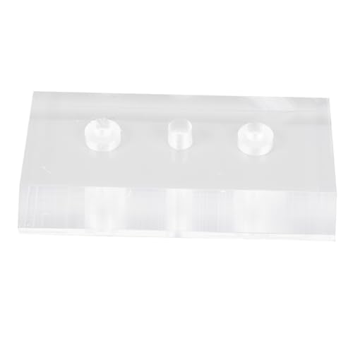 UPALDHOU Wandhalterung Schwimmendem Display Rack -Kleiderbügel mit Acrylmaterial und Edelstahl für Wohnzimmerschlafzimmer Garage (Transparent) von UPALDHOU