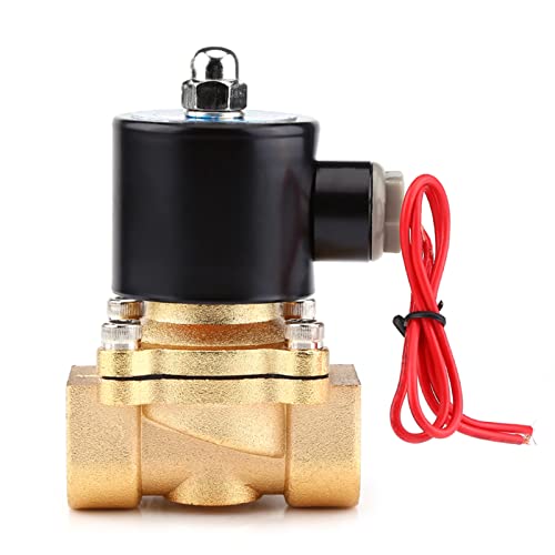 UPALDHOU Wechselstrom 3/4 "NC Elektrisches Magnetventil - Zinklegierkörper - Geeignet für Wasserölluftgaspipelines von UPALDHOU