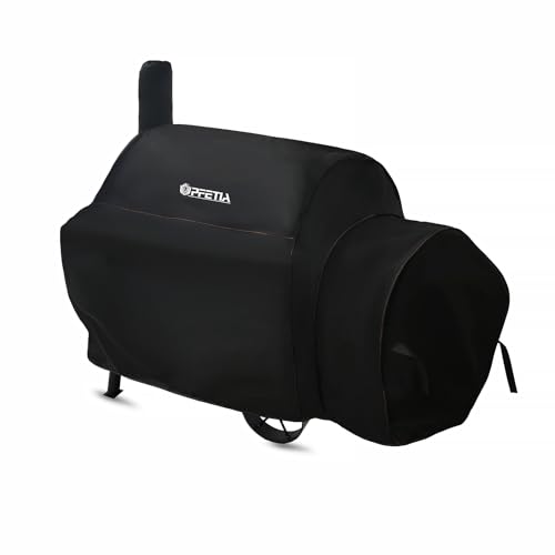 UPFETIA Grillabdeckung für Oklahoma Joe's Longhorn Offset Smoker, Heavy Duty & Waterproof Oklahoma Joe Smoker Cover von UPFETIA